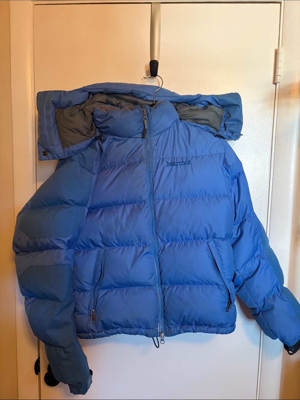 Marmot Blue Puffer Ski Jacket